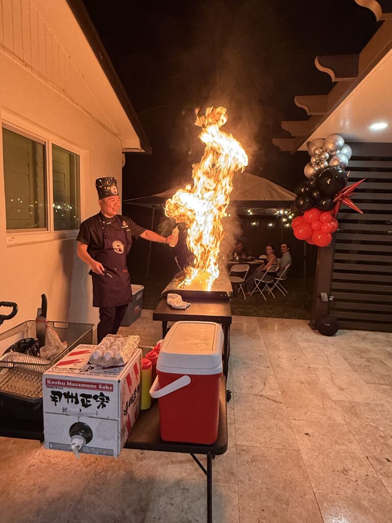 Hibachi Party at Home with Private Chef Service Near You
