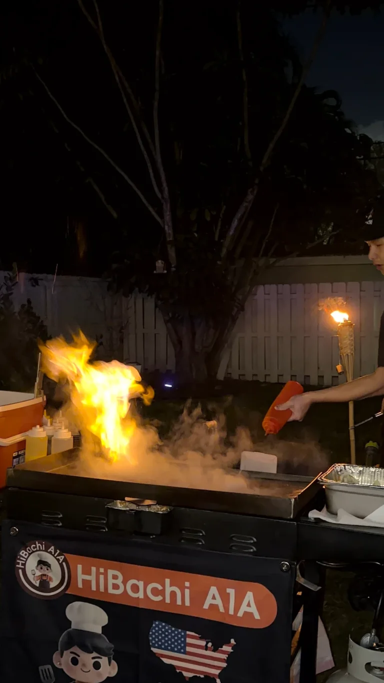 Luxury Hibachi at Home Hollywood Mobile Catering For Wedding Receptions